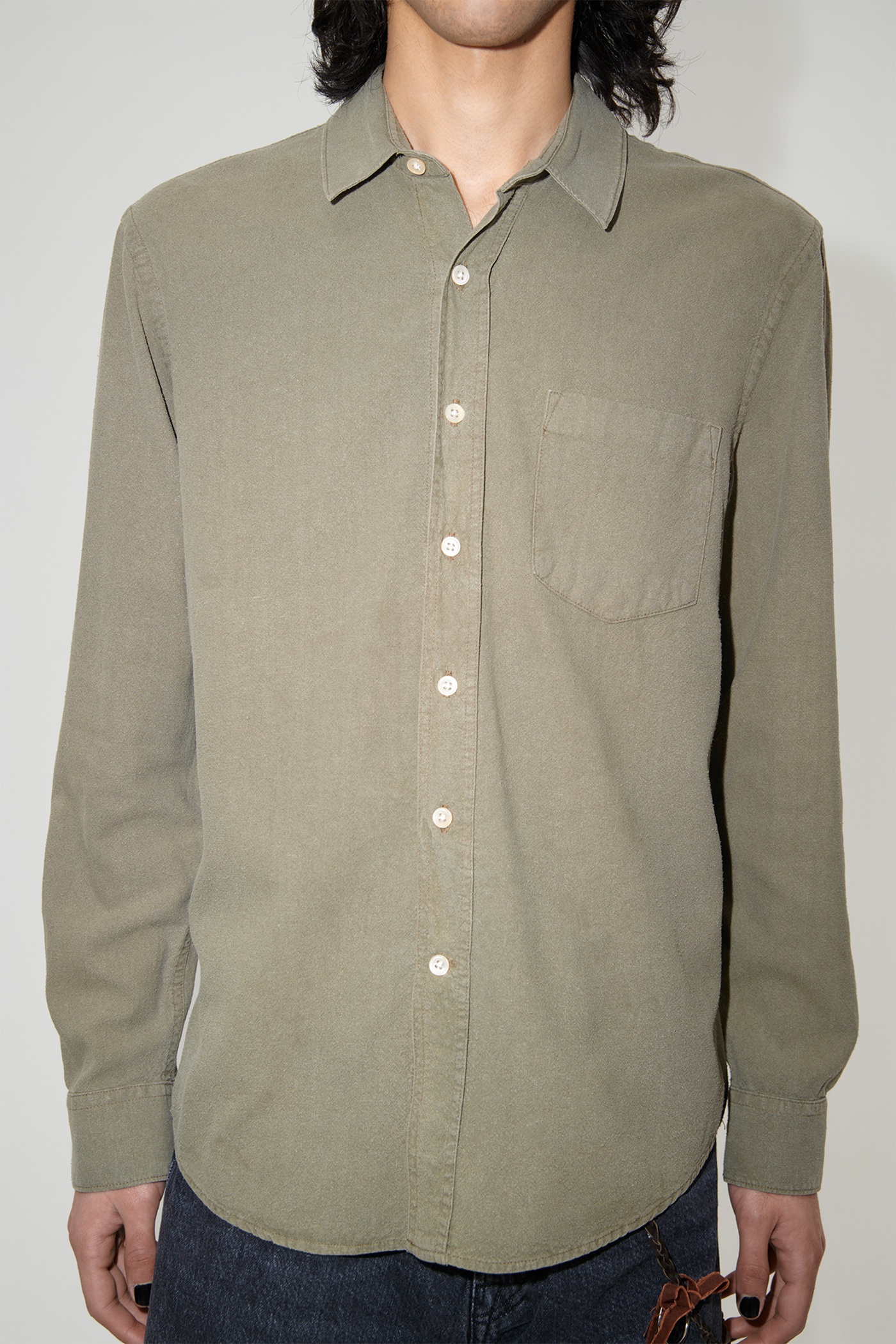 Classic Shirt Peafowl Silk Noil - 4