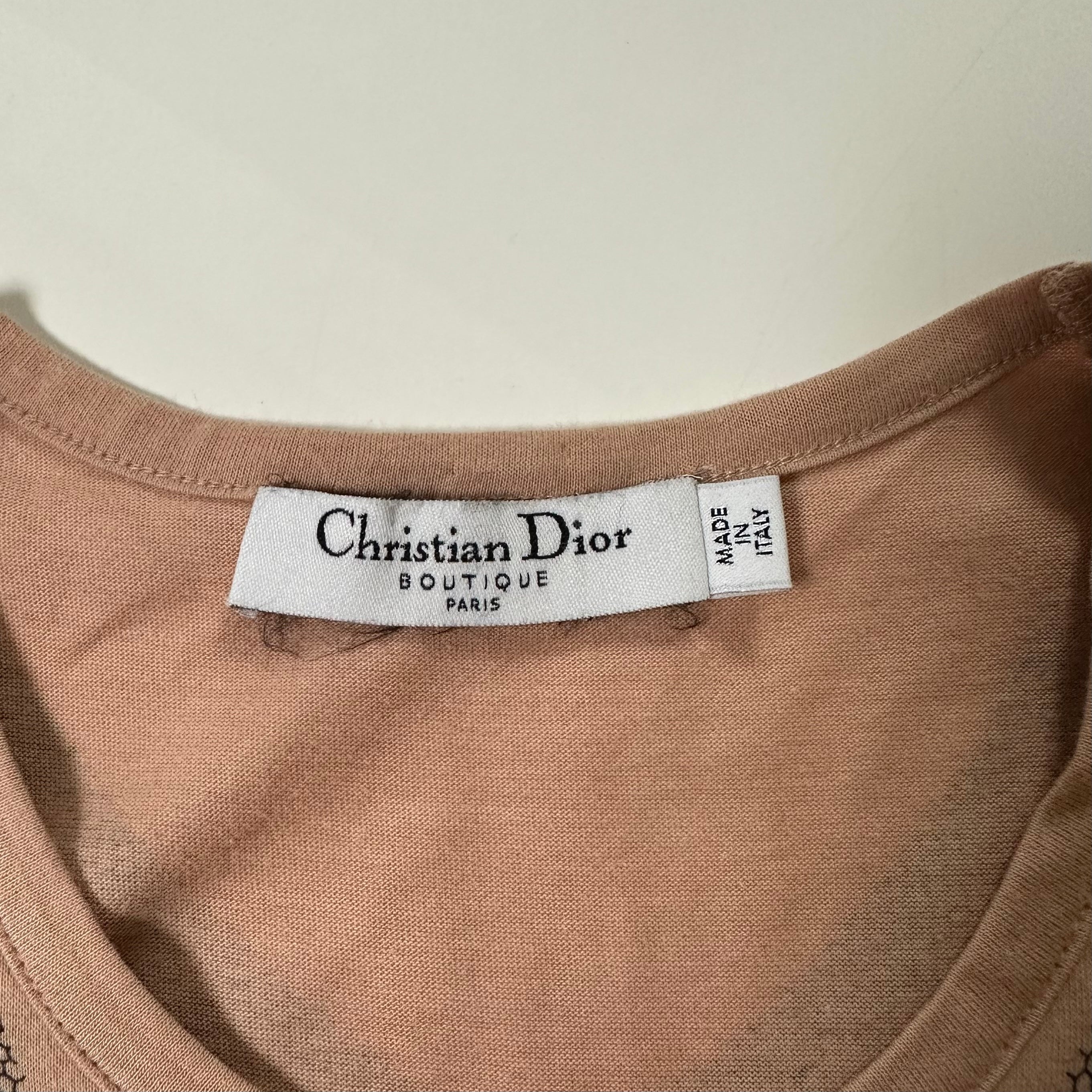 CHRISTIAN DIOR Spring Summer 2006 Lace Print Denim Docking Mini Dress - 5