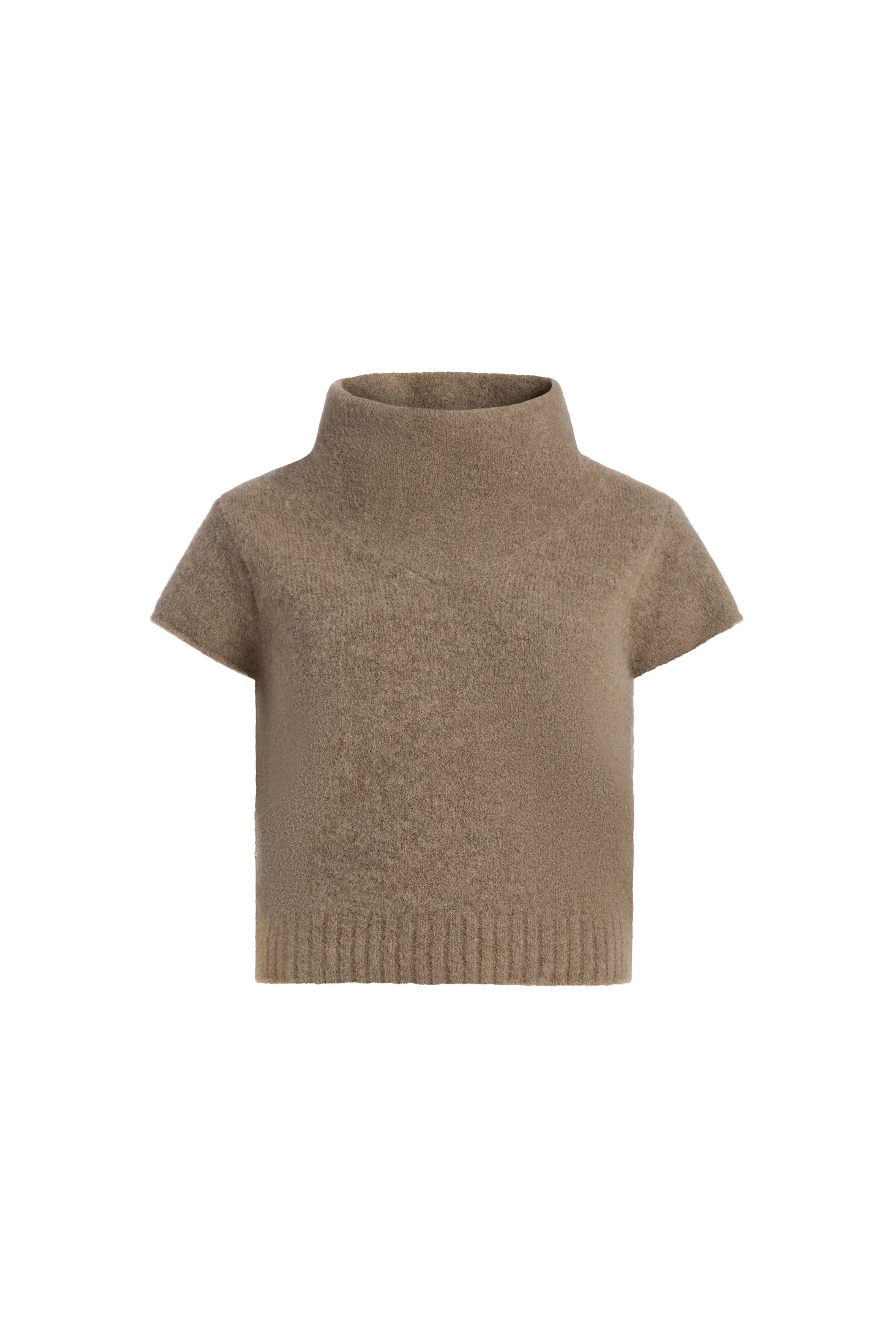 IMAAN FUNNEL NECK SWEATER - 1