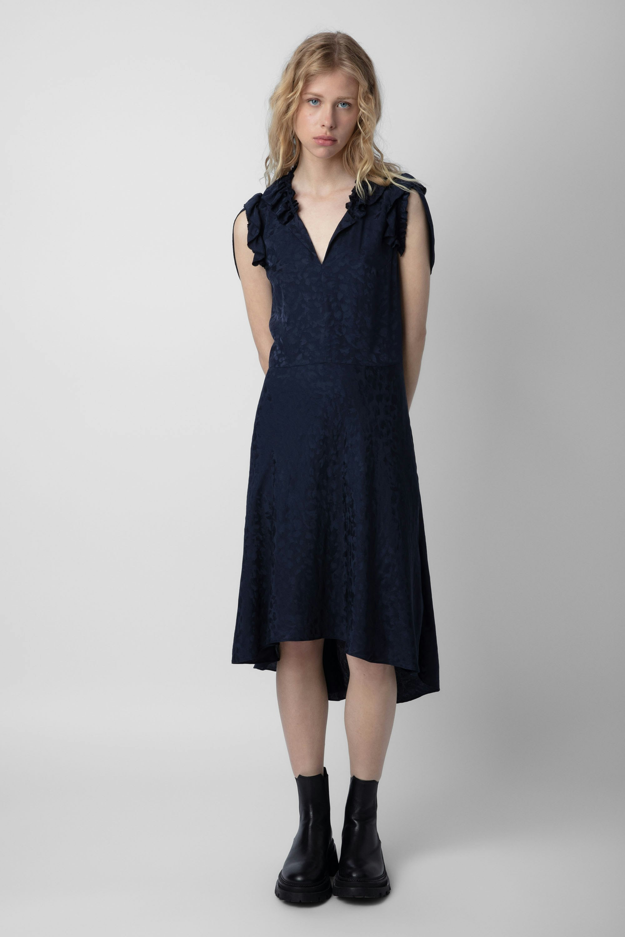 Roberty Jacquard Leopard Dress - 2