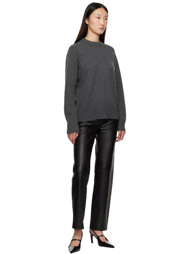Loulou de Saison Gray Baltra Cashmere Sweater outlook