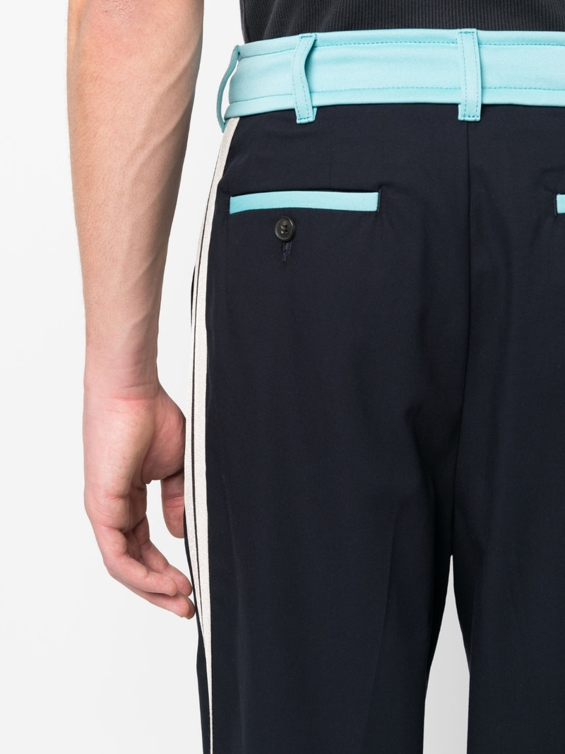 Track Belt straight-leg trousers 5