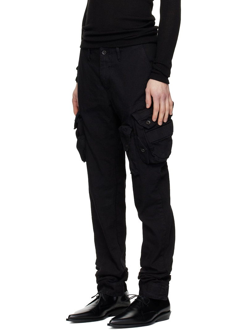 Julius Black Gasmask Skinny Denim Cargo Pants outlook