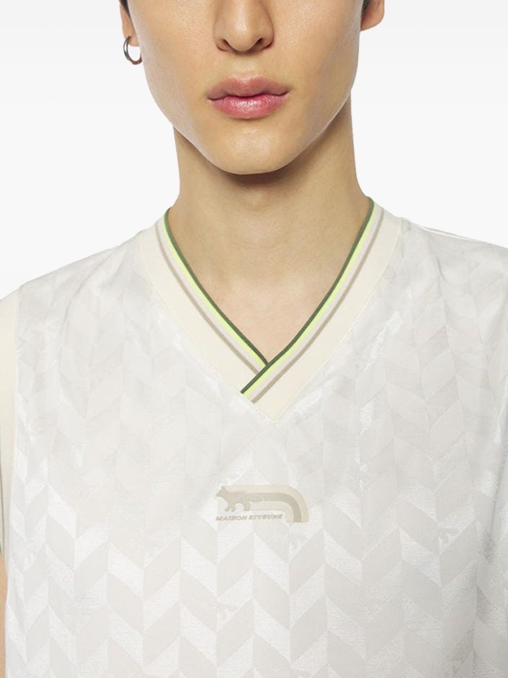 Flash Fox-jacquard tank top - 5