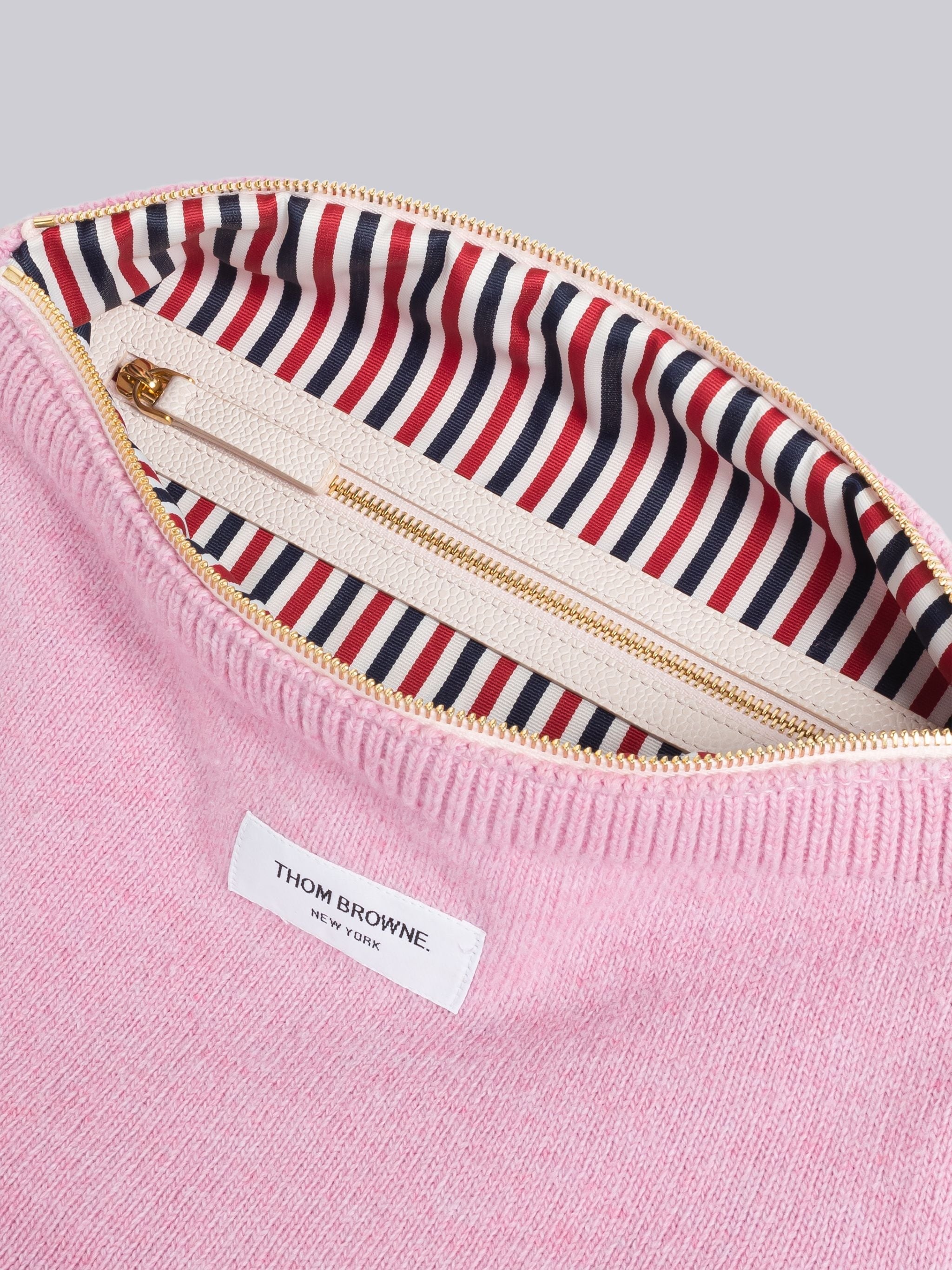 zip-merino jumper tote bag - 4