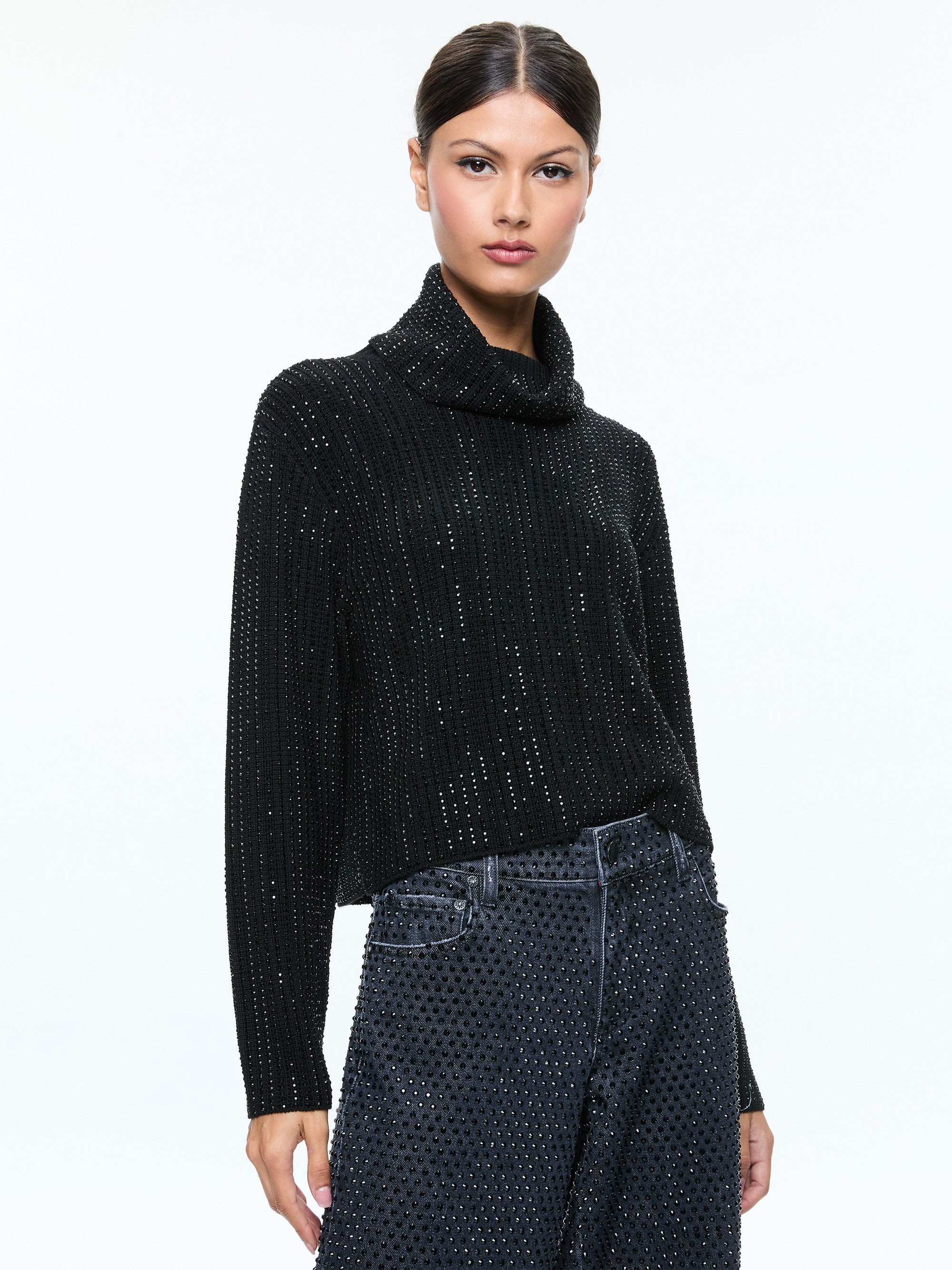 CORIN PULLOVER WITH HEATSET STONES - 2