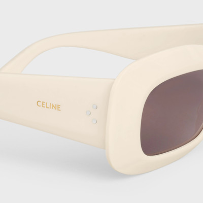 CELINE Rectangular S294 Sunglasses in Acetate outlook