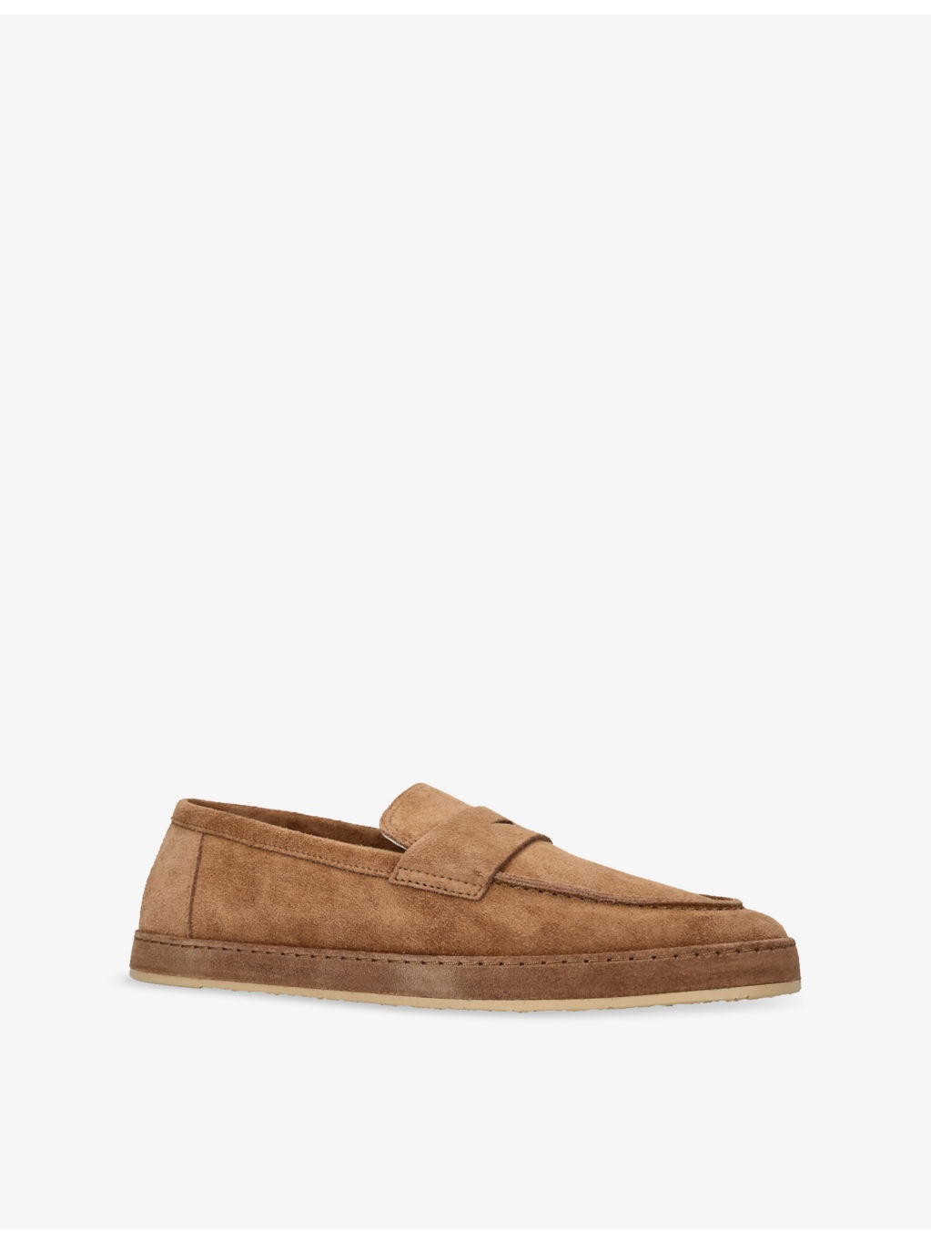 Slip-On Suede Loafers - 3