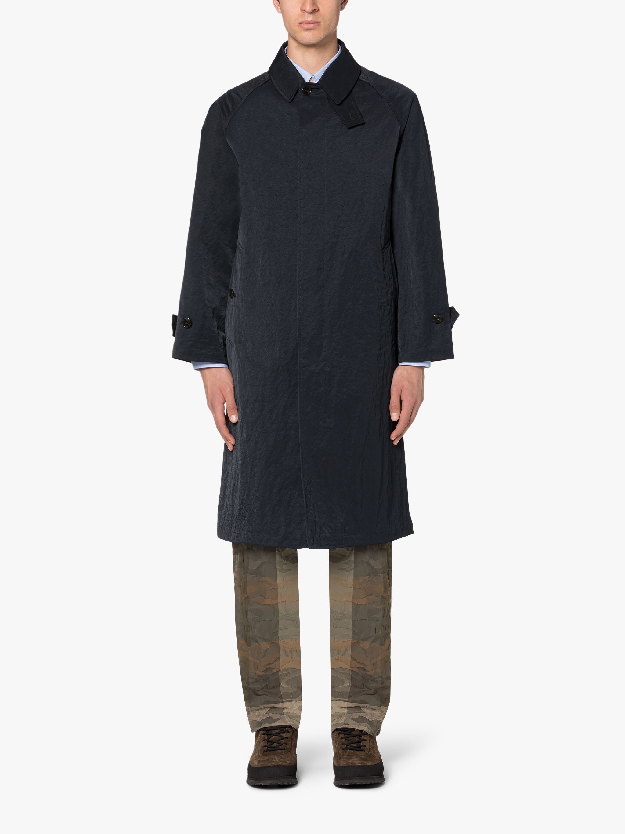 GONVILLE NAVY NYLON COAT - 2