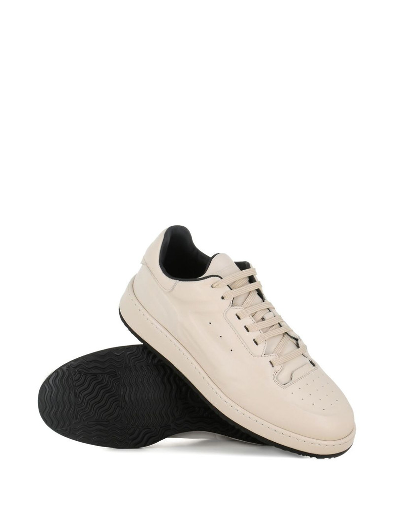 lace-up leather sneakers 5