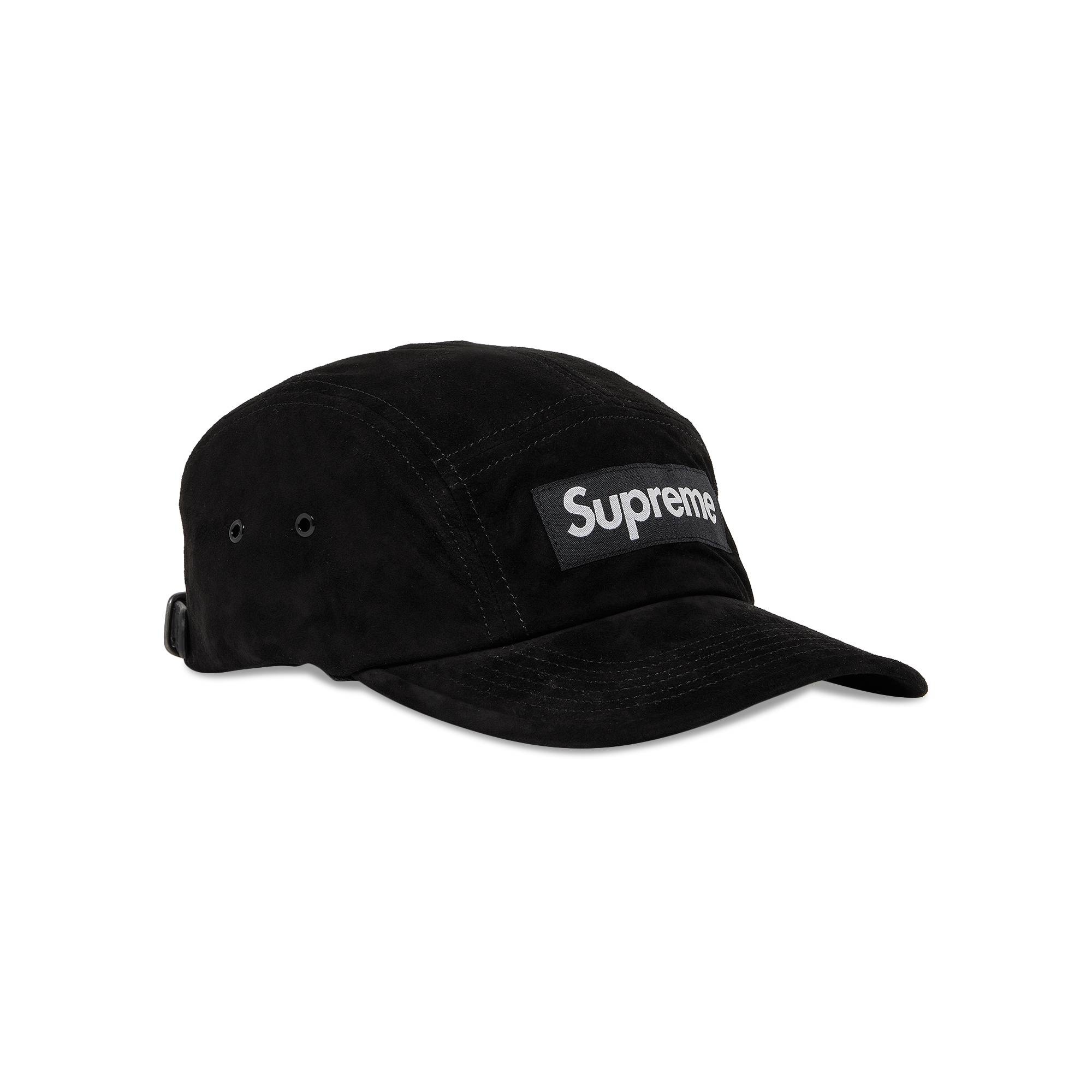 Supreme Suede Camp Cap 'Black' - 2