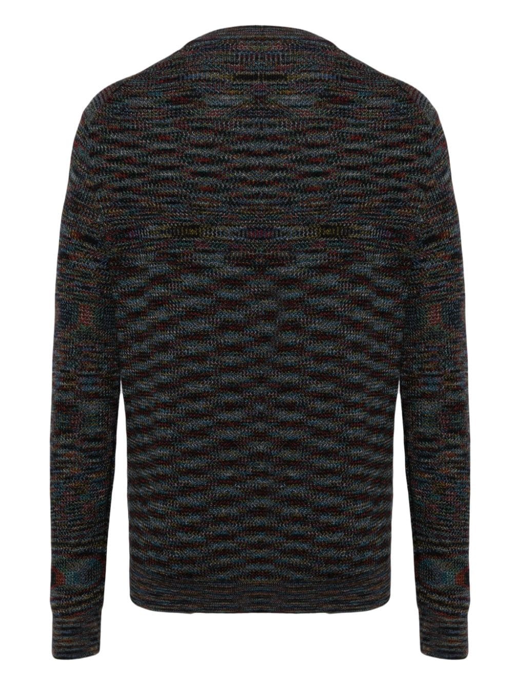 patterned knit sweater - 2