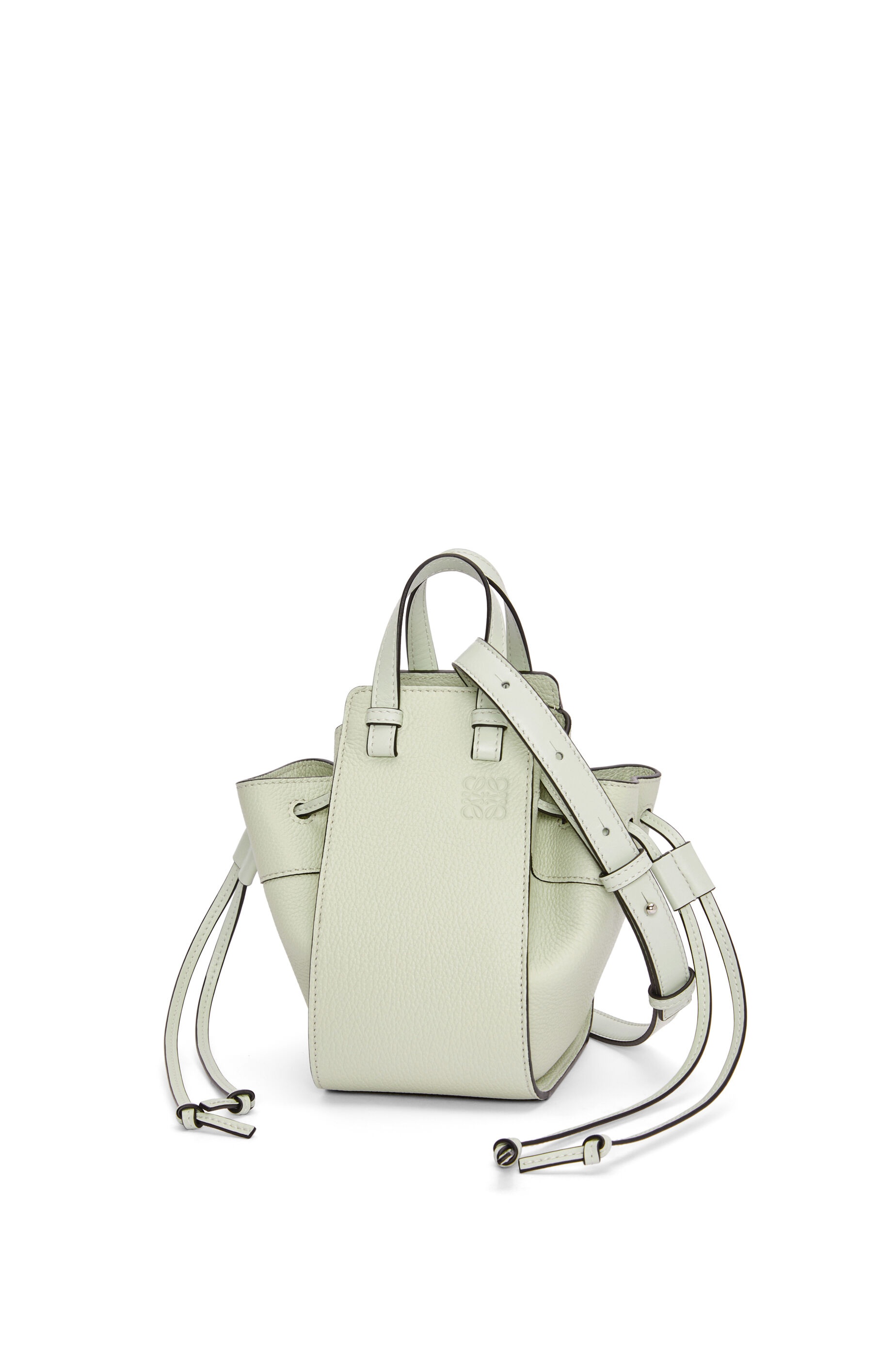 Mini Hammock drawstring in soft grained calfskin - 3