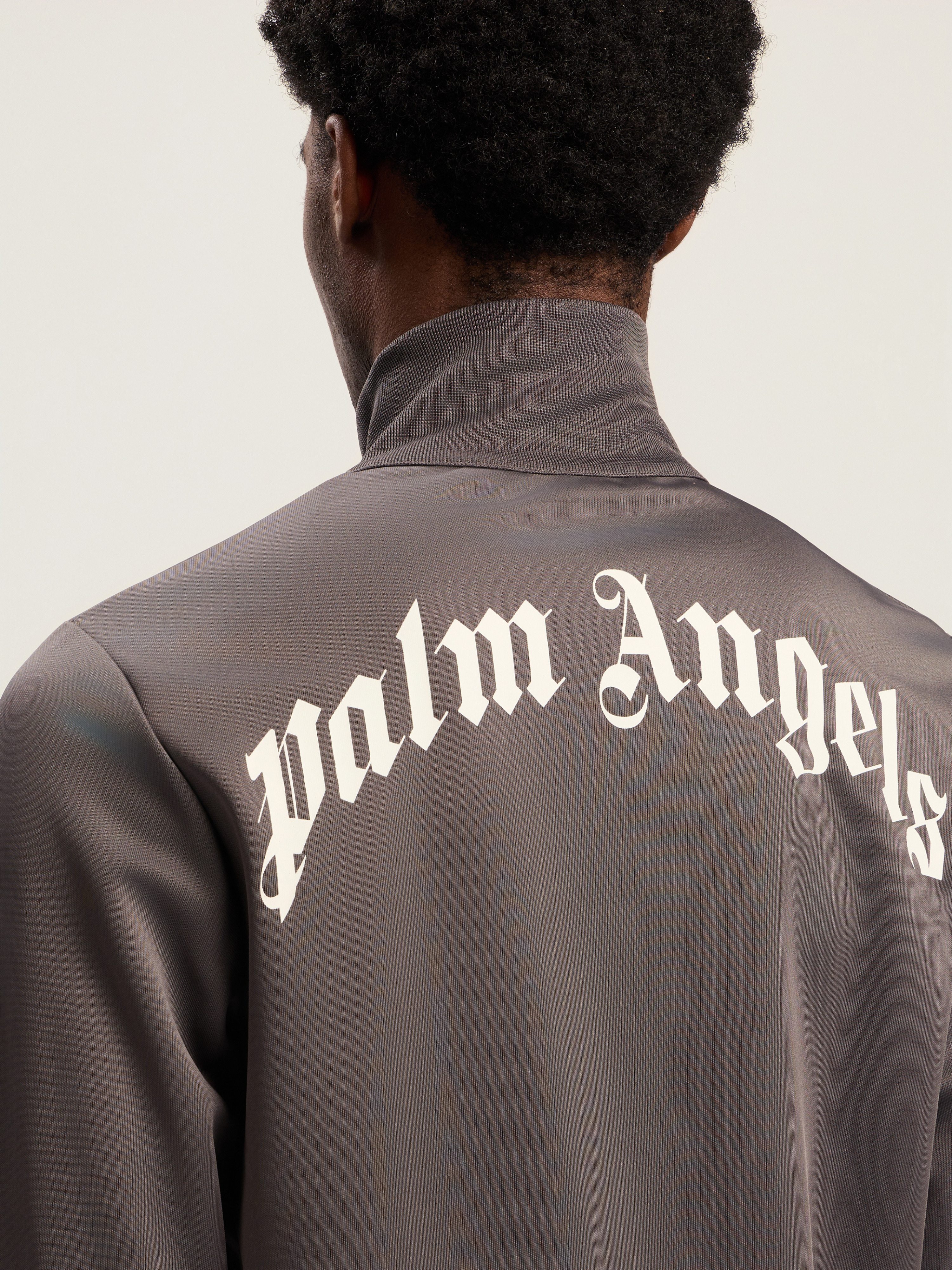 Back Curved Logo Track Jacket - 6