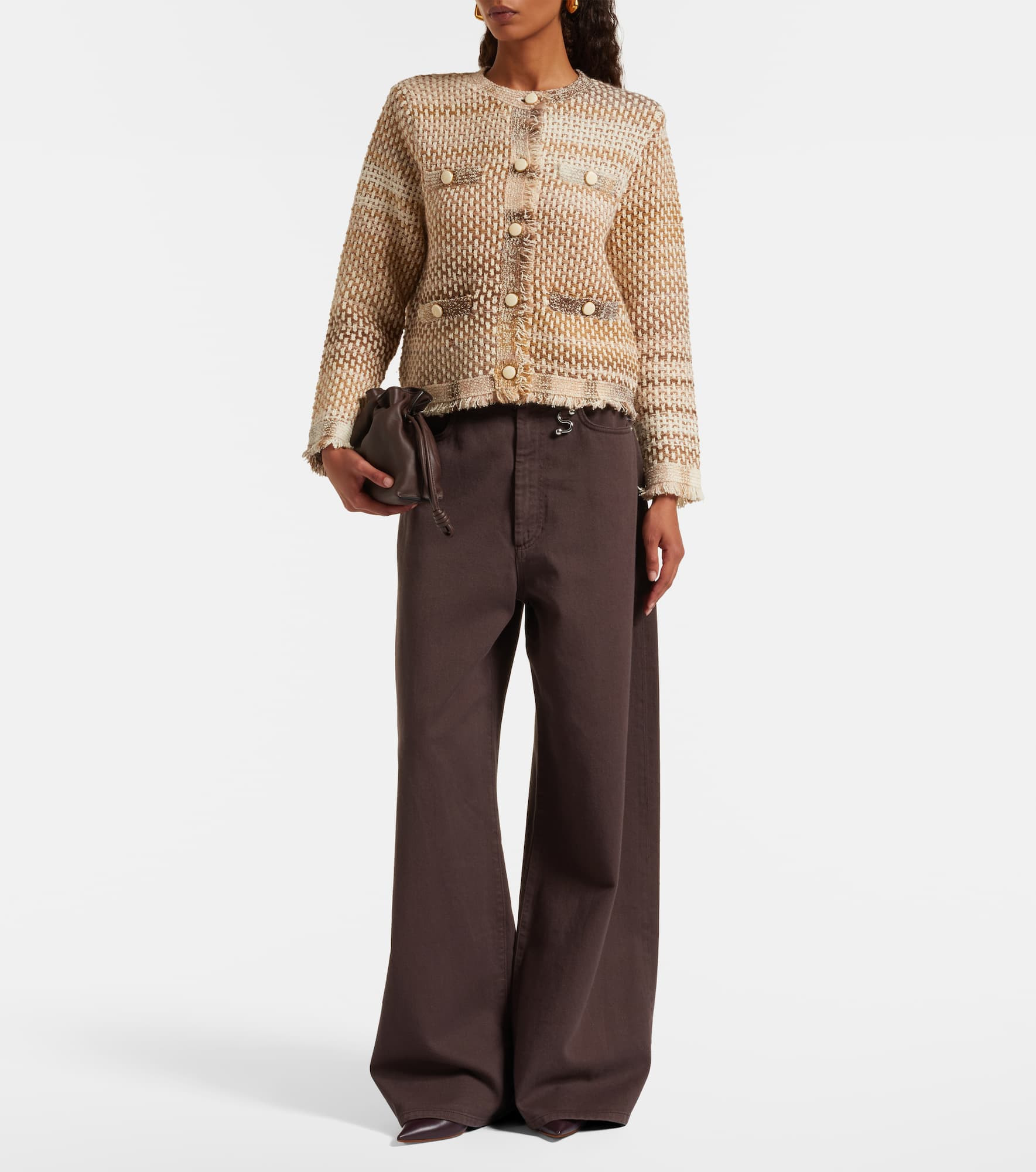 Sariyah cotton and wool-blend jacket - 2