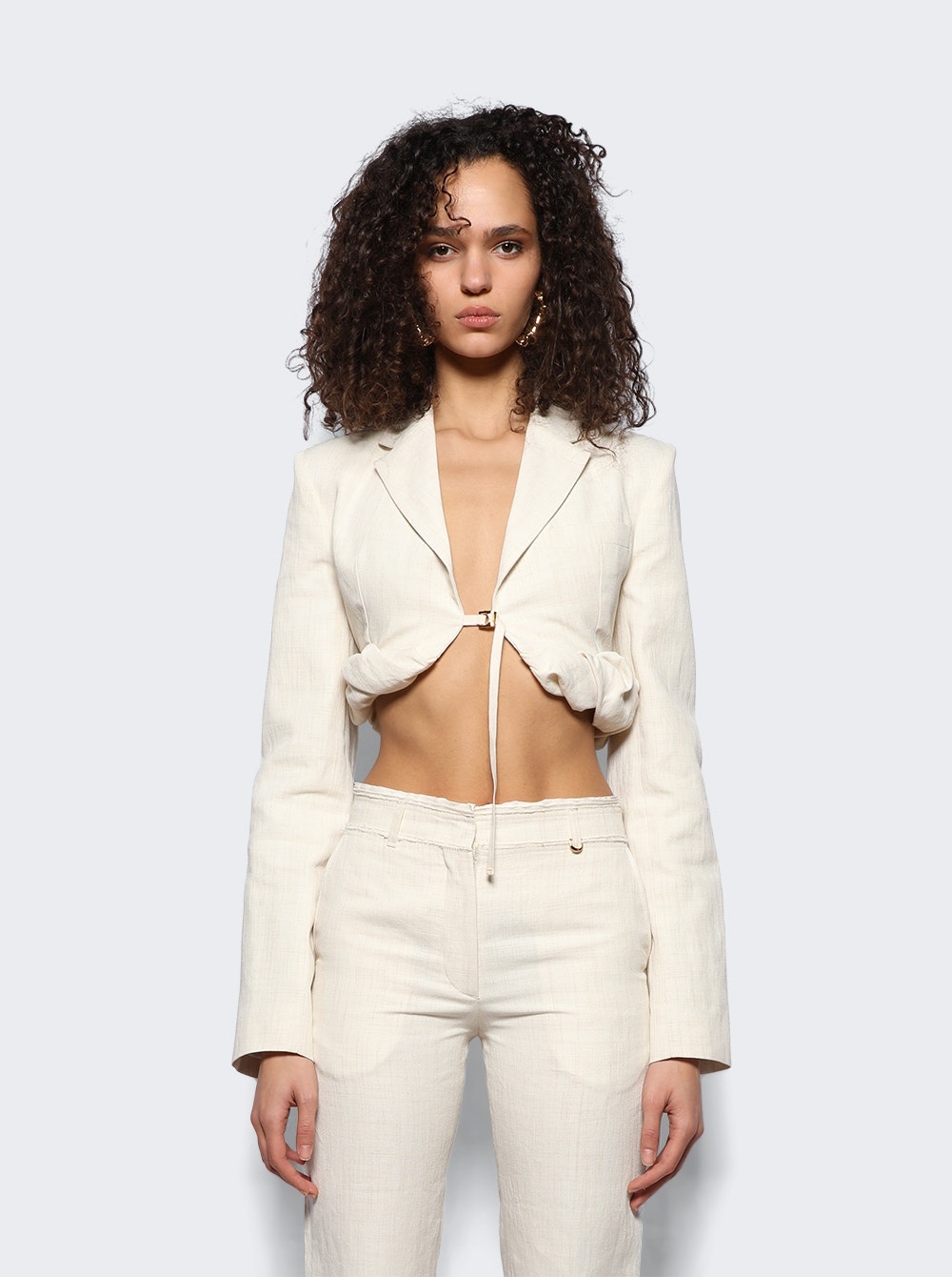 La Veste Croissant Blazer Off White - 3