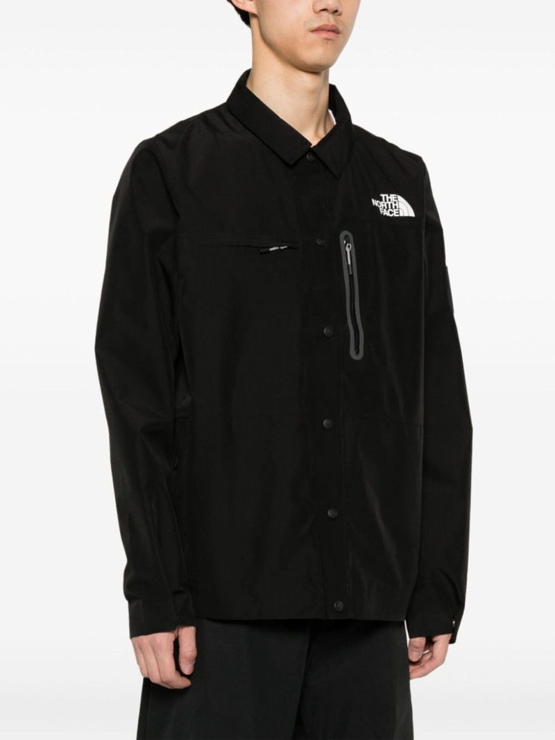 Amos logo-appliqué shirt jacket 3