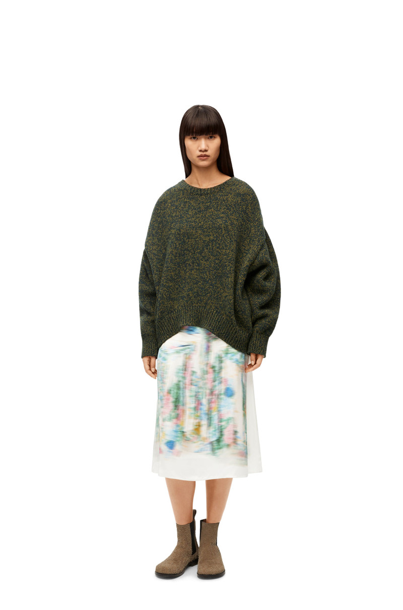 Loewe Skirt in viscose and silk outlook