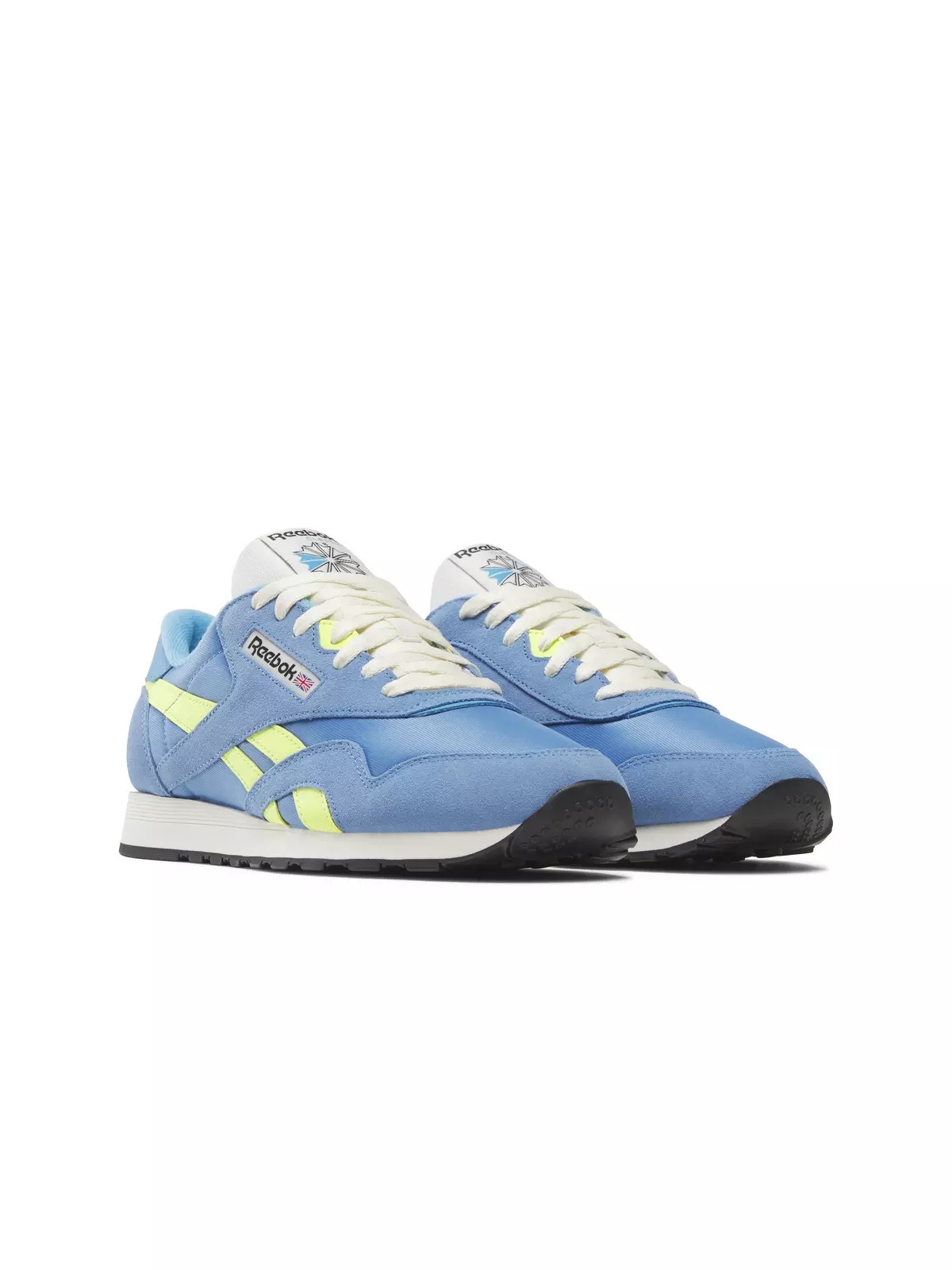 Classic Nylon "Blue/Light Yellow/White" Men's Shoe - 2