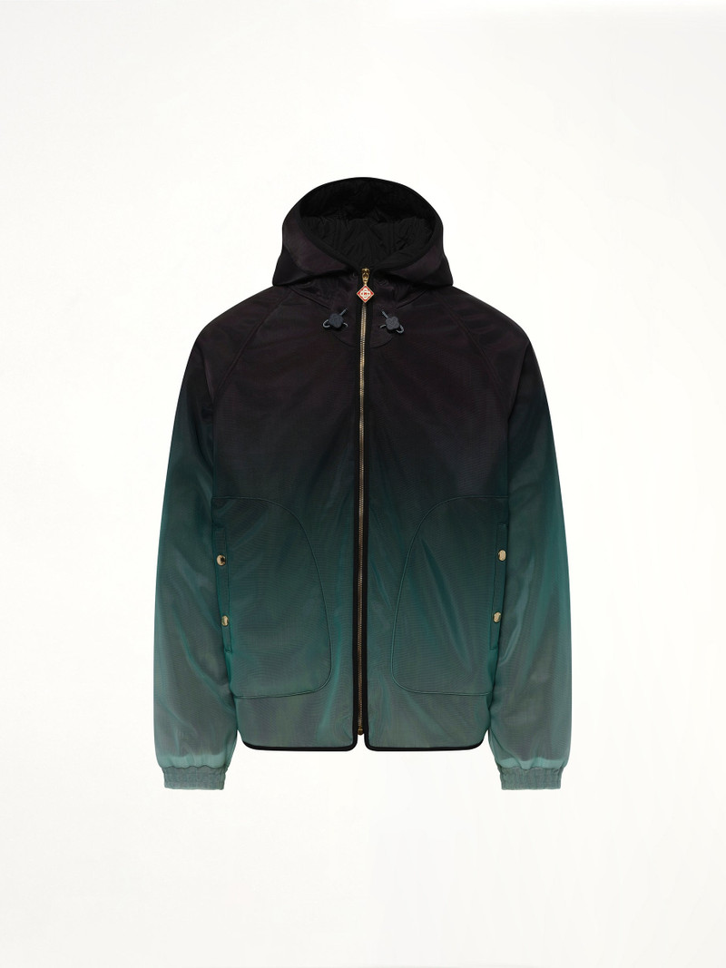 CASABLANCA Nylon Gradient Windbreaker in Green outlook
