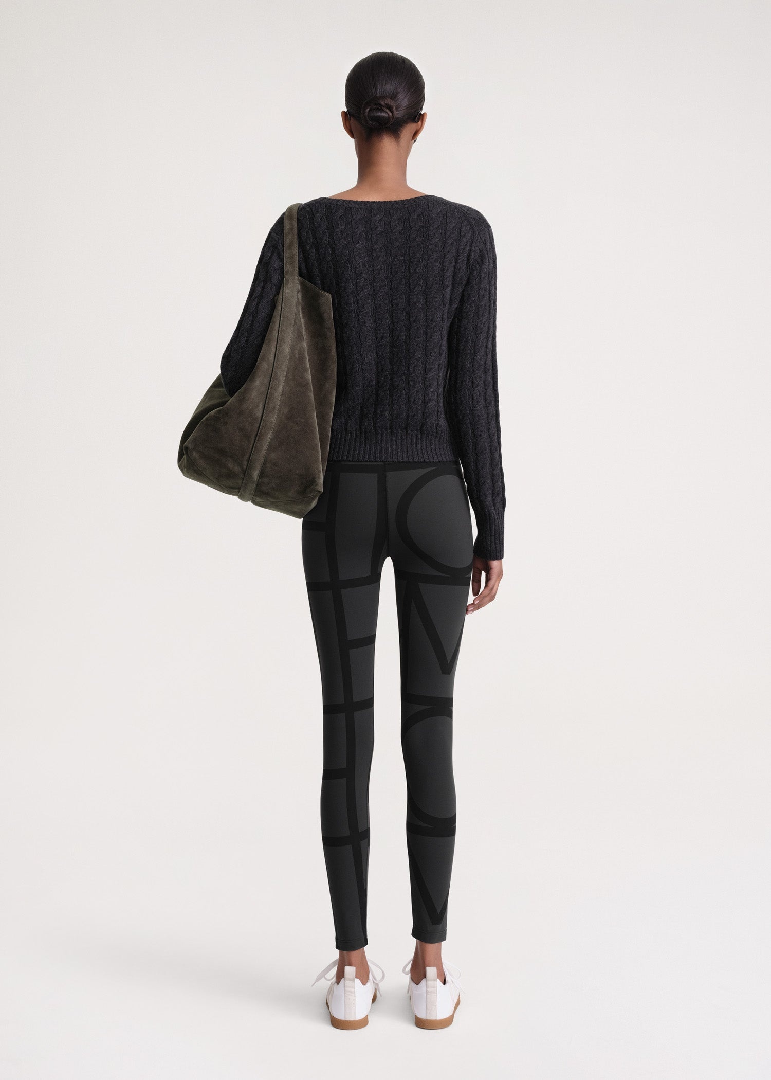 Monogram leggings black - 4