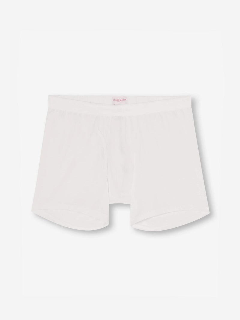 Men's Trunks Jack Pima Cotton Stretch White - 2