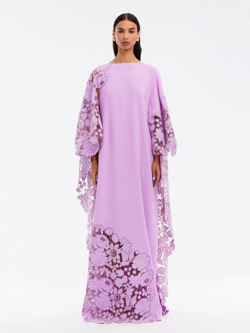 MIXED BOTANICAL EMBROIDERED CAFTAN 1