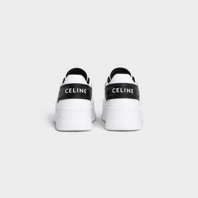 CELINE BLOCK SNEAKERS WITH WEDGE OUTSOLE in CALFSKIN outlook