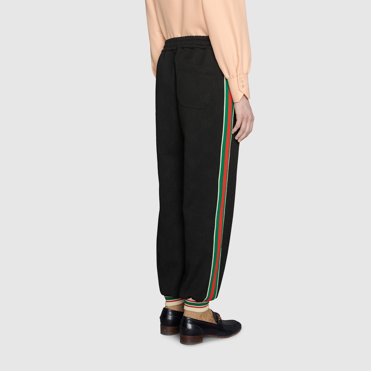 GG jacquard jersey jogging pant - 4