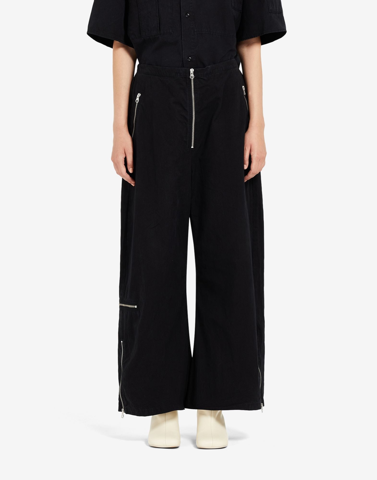 Oversized cotton trousers - 5