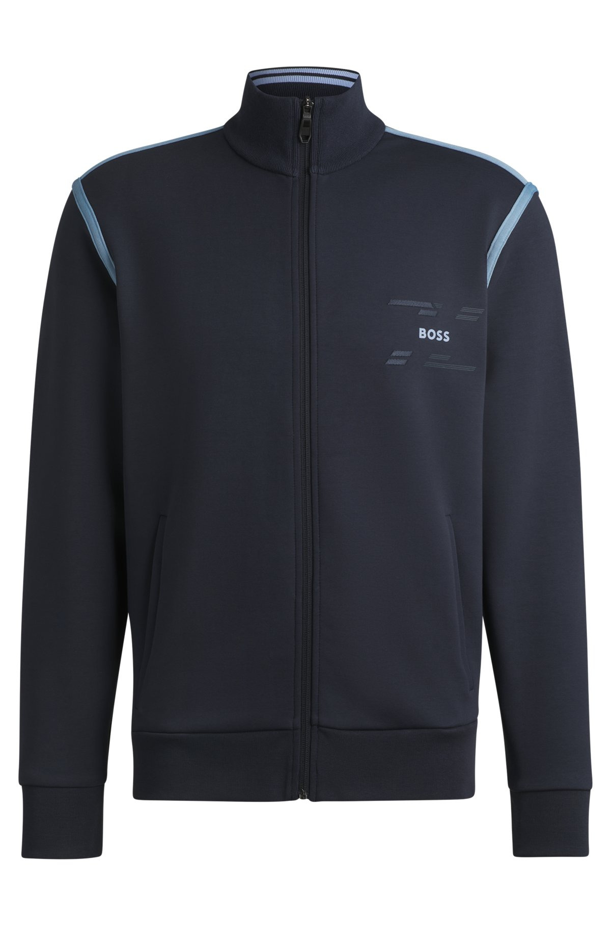 ZIP-UP SWEATSHIRT WITH LOGO ARTWORK - 1