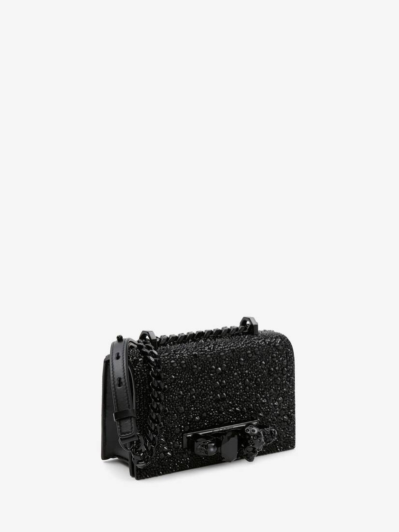 Alexander McQueen Crystal-Embellished Mini Jewelled Satchel outlook