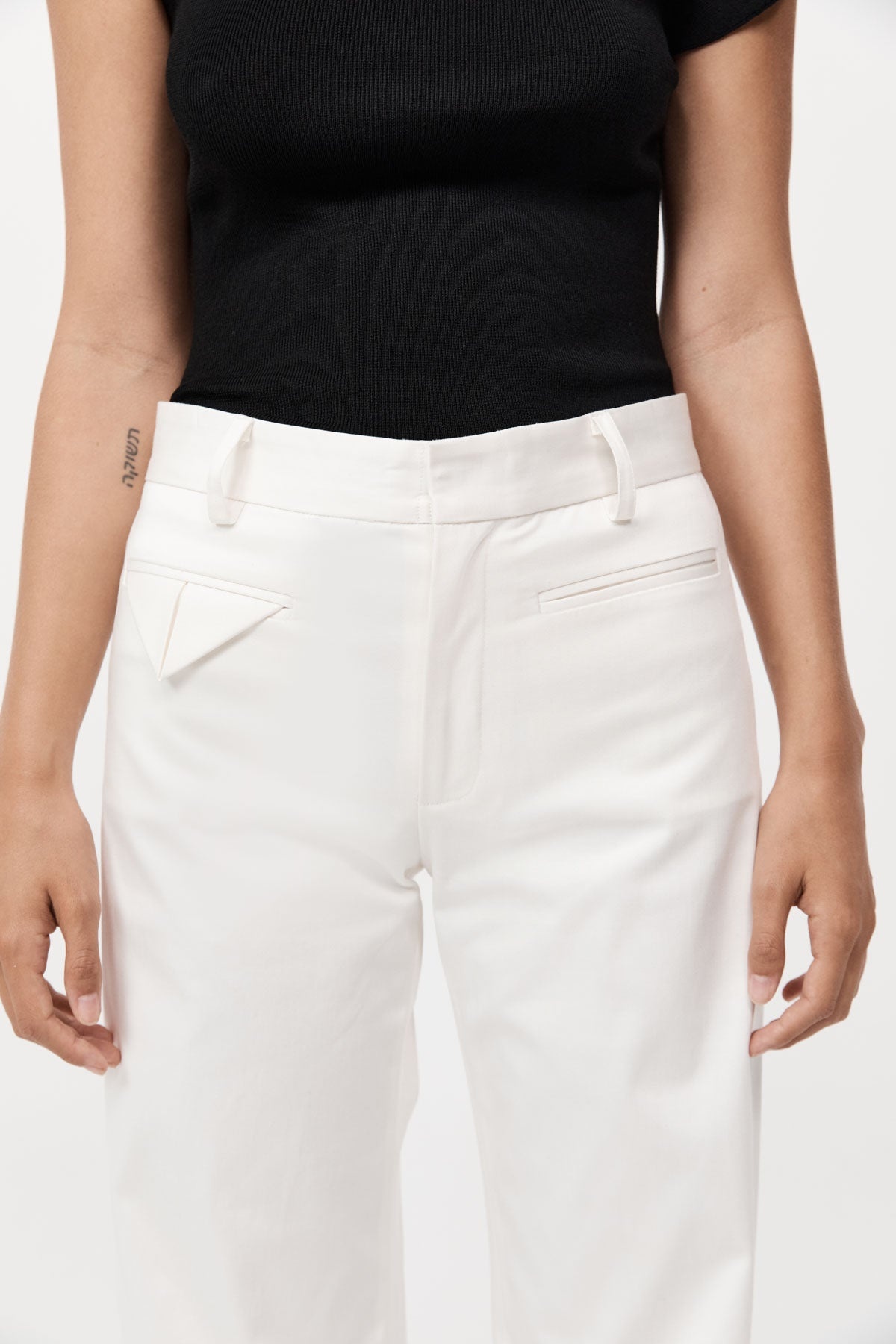 Origami Pocket Trousers - Off White - 3