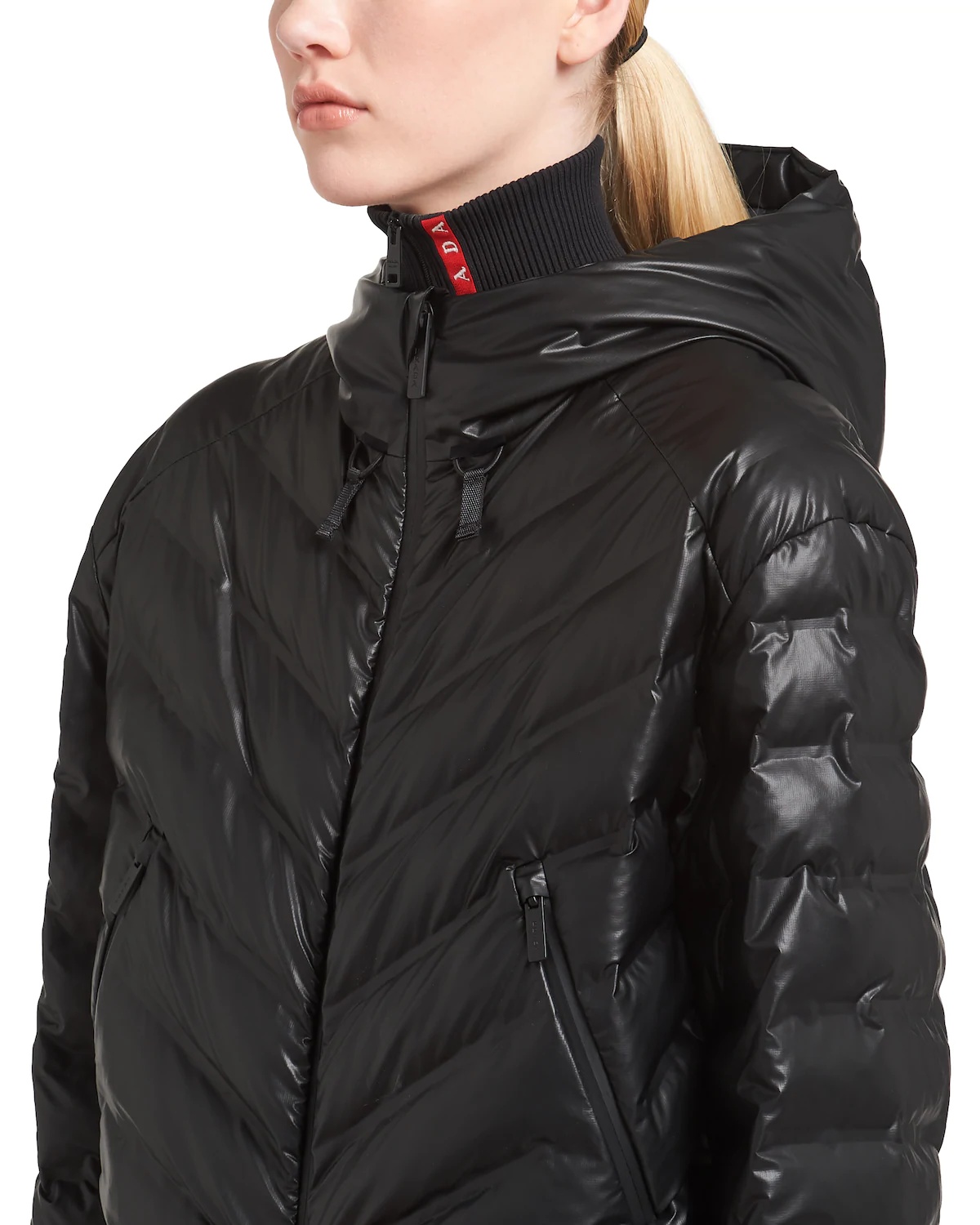 Light Nylon hooded puffer jacket - 5