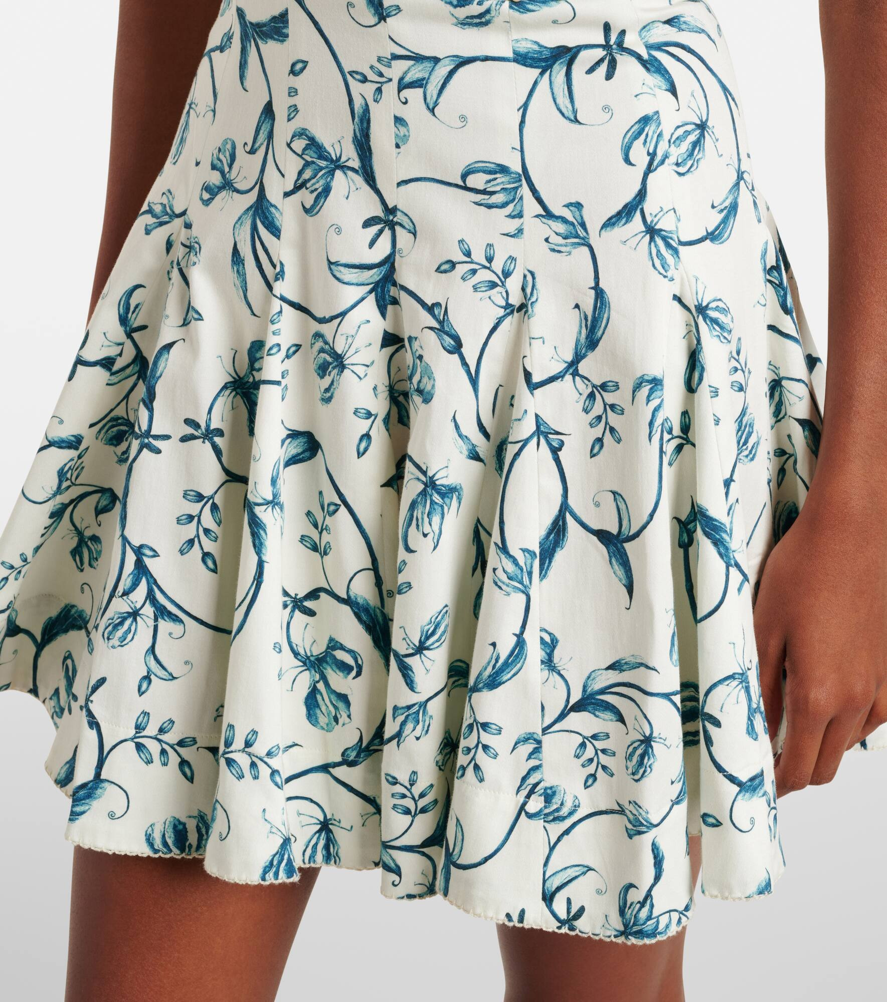 Caudal strapless cotton-blend minidress - 5