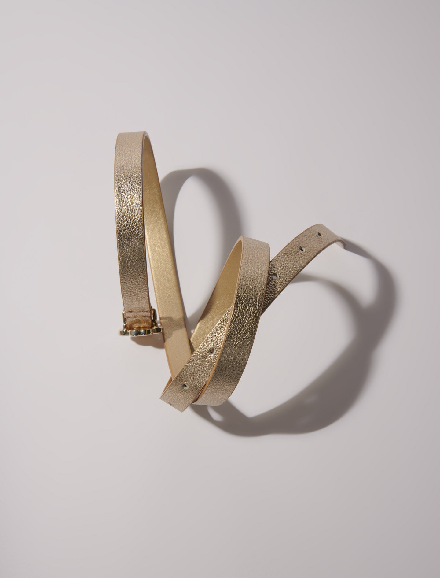 Slim belt with Clover buckle - 4
