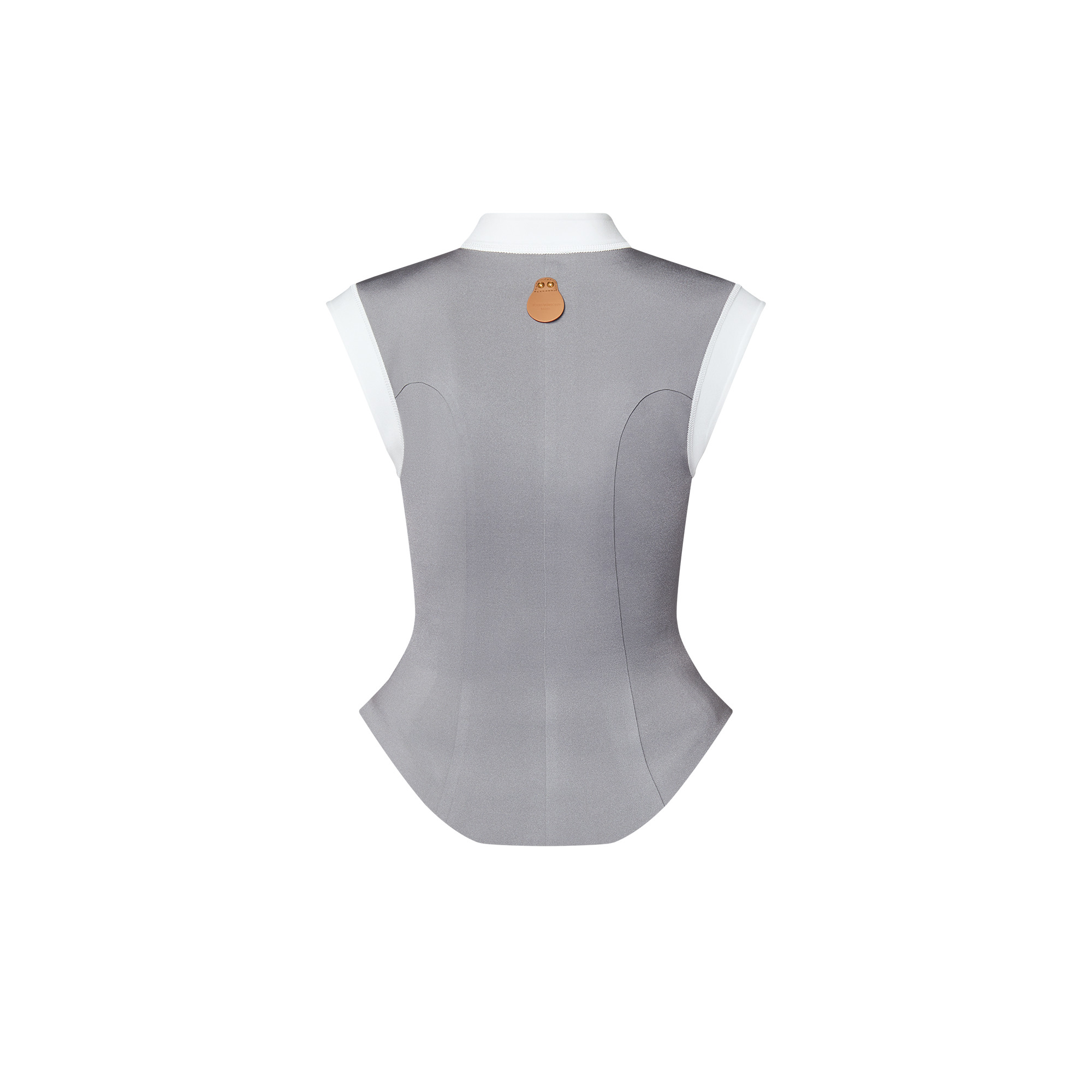 Technical Jersey Color-Block Peplum Top - 2