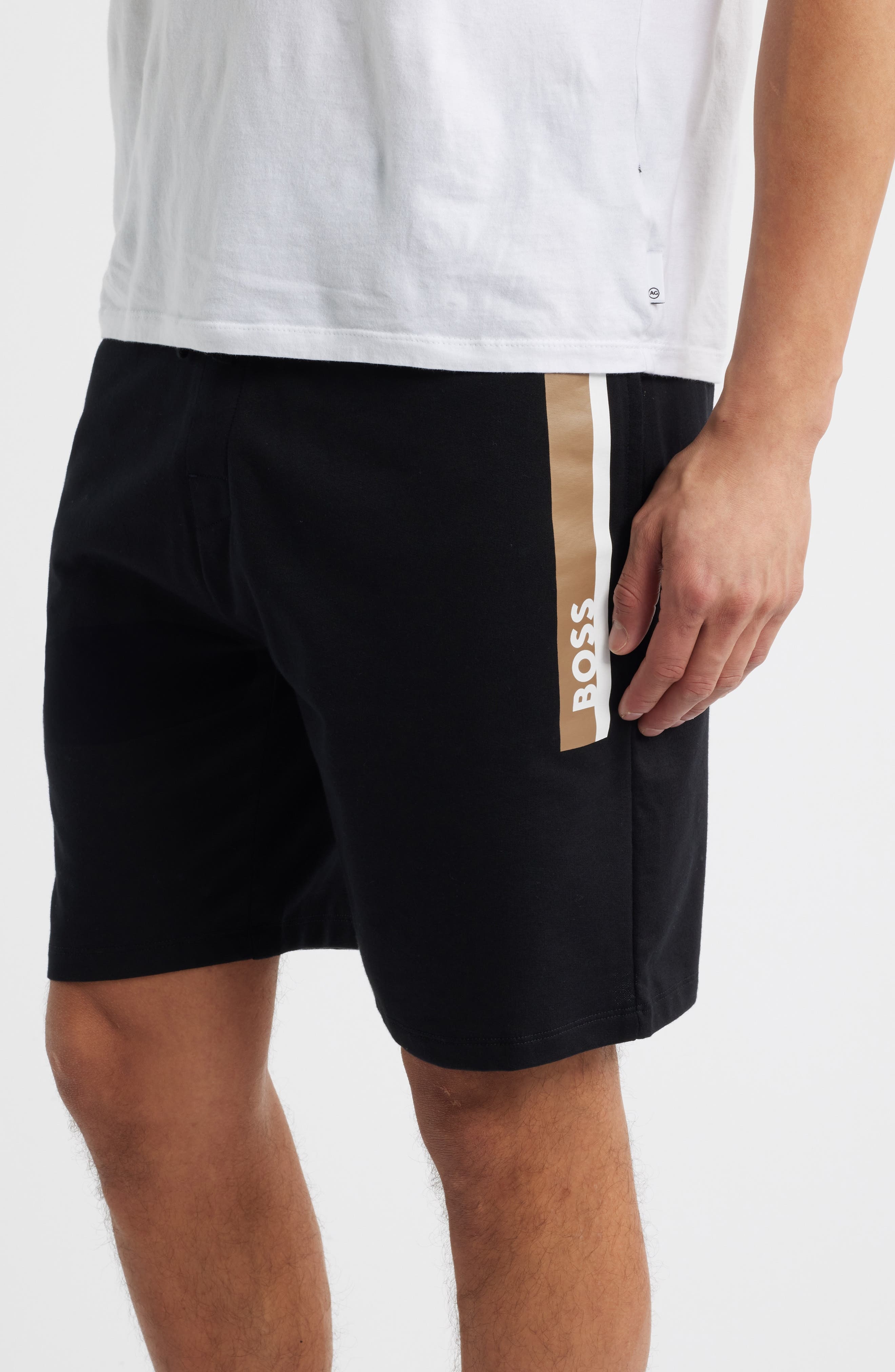BOSS Authentic Lounge Shorts in Black at Nordstrom - 3