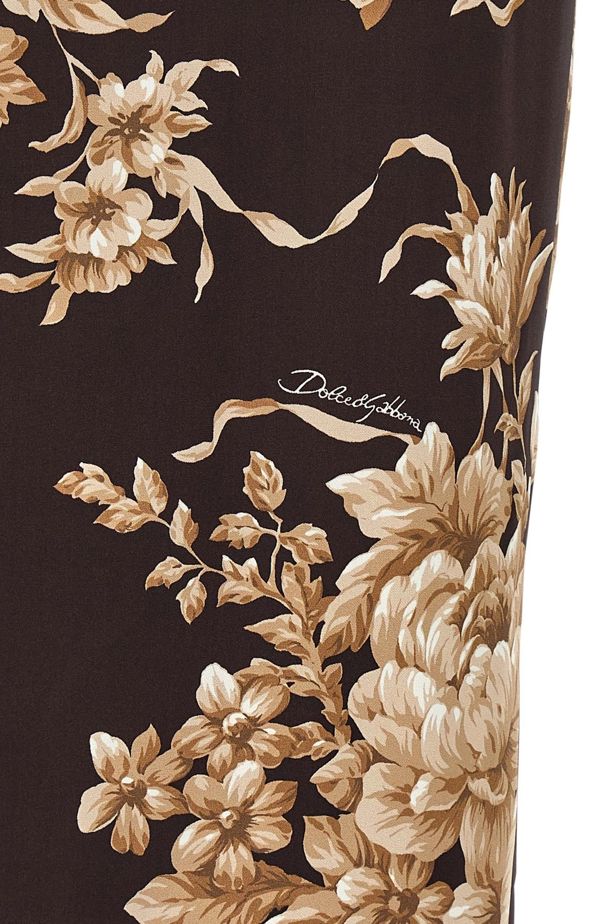 Rose print dress - 6