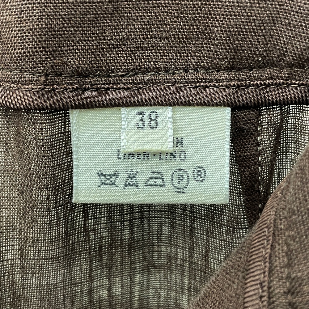 Hermes Linen Wide Pants 38 - 4