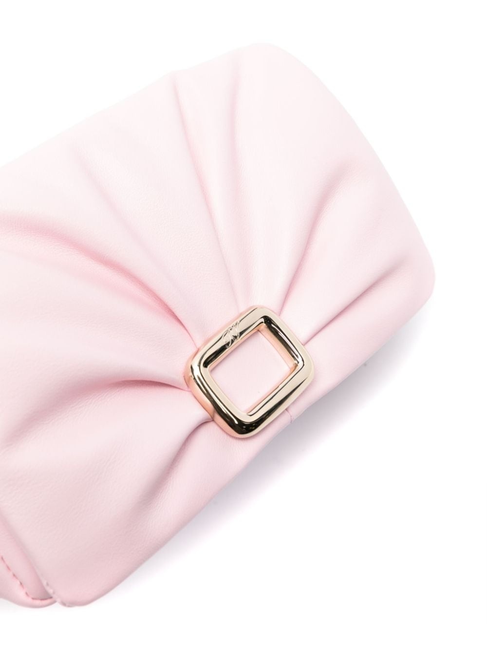 gathered-detail leather crossbody bag - 4