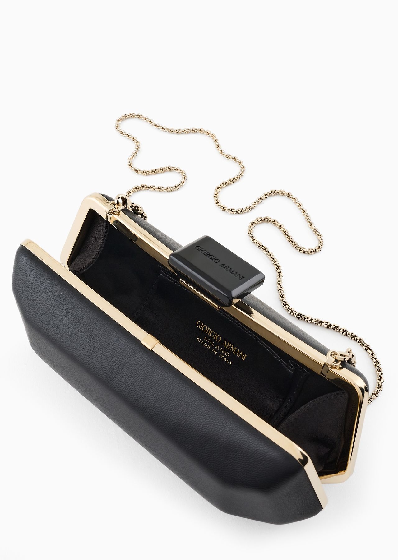 Nappa-leather clutch bag - 4
