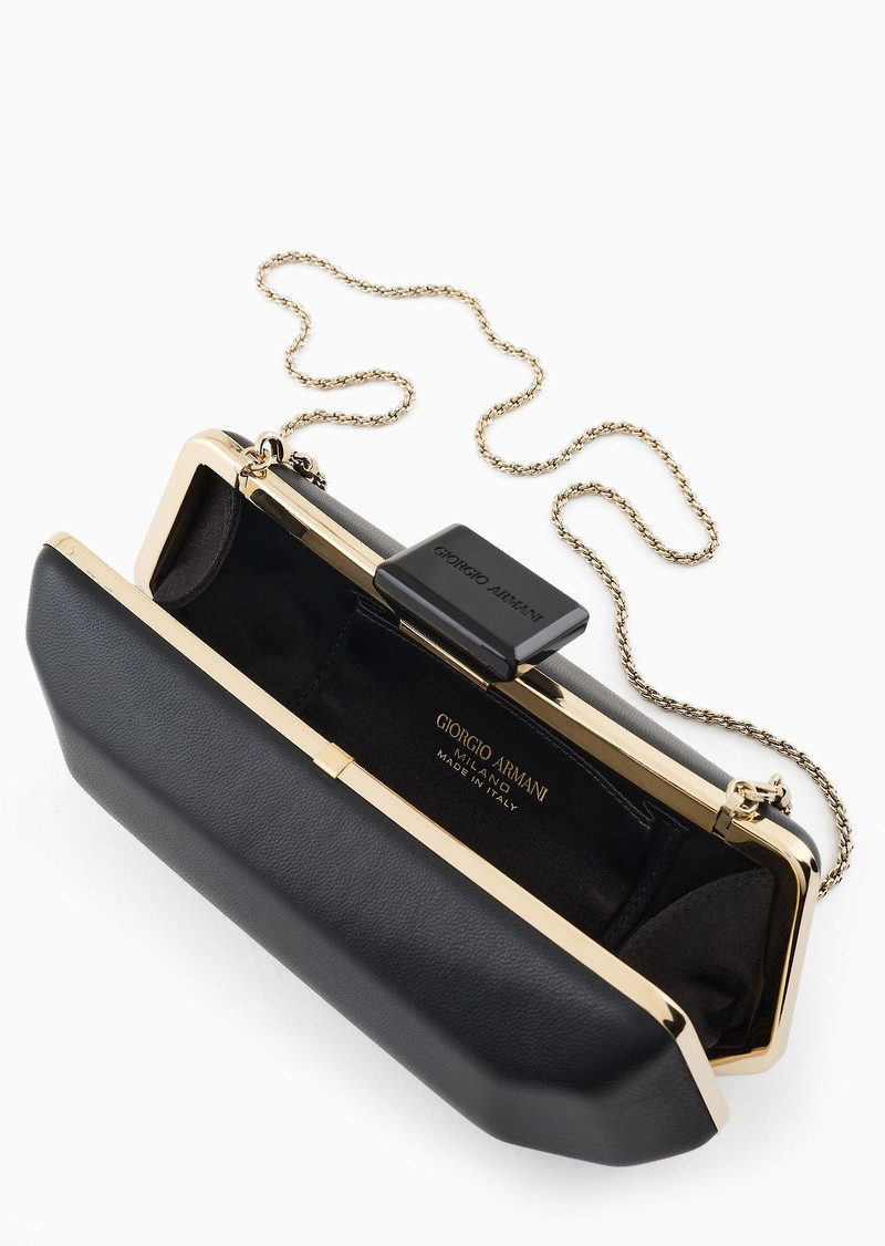 Nappa-leather clutch bag 4