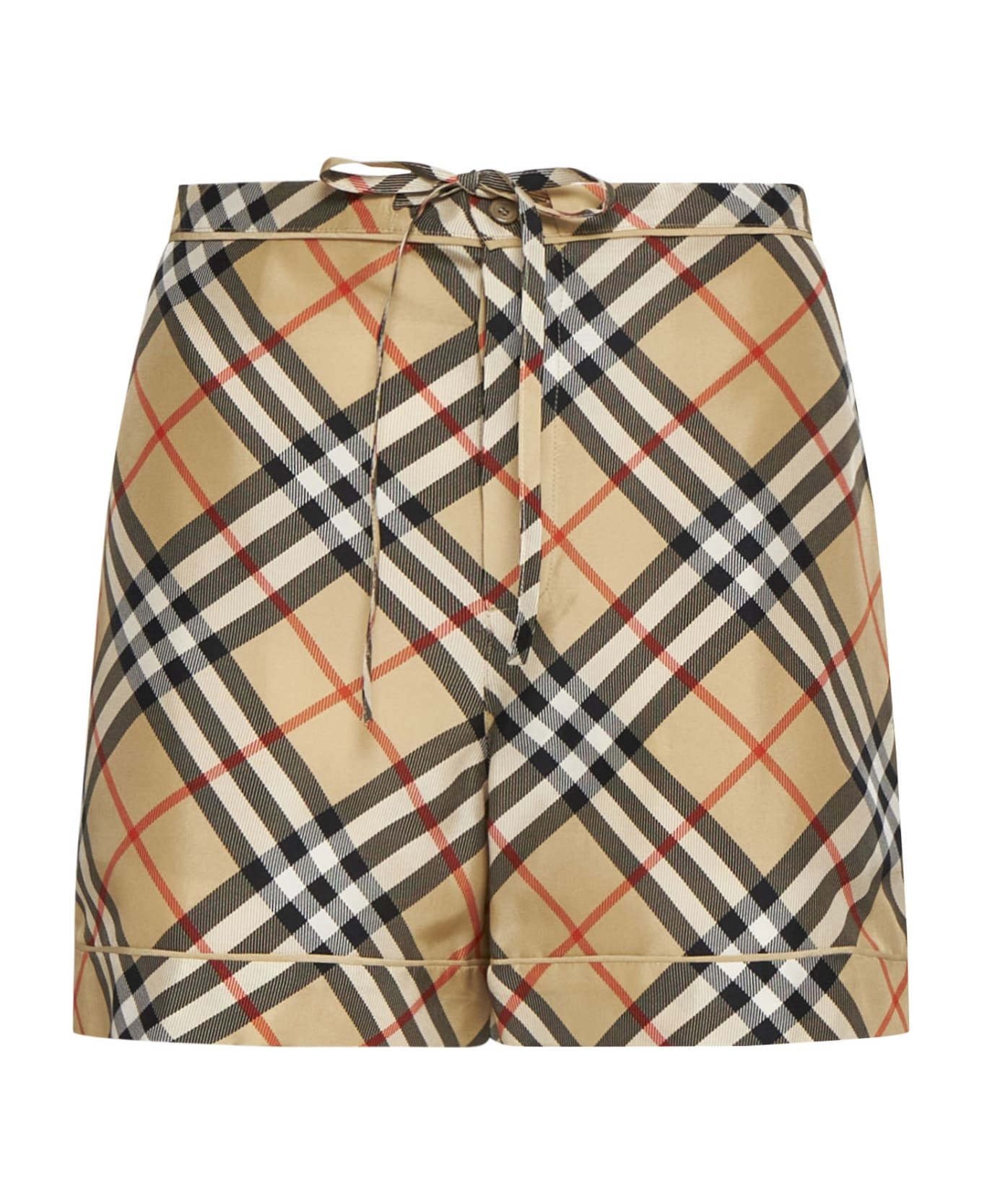 Printed Silk Shorts - 1