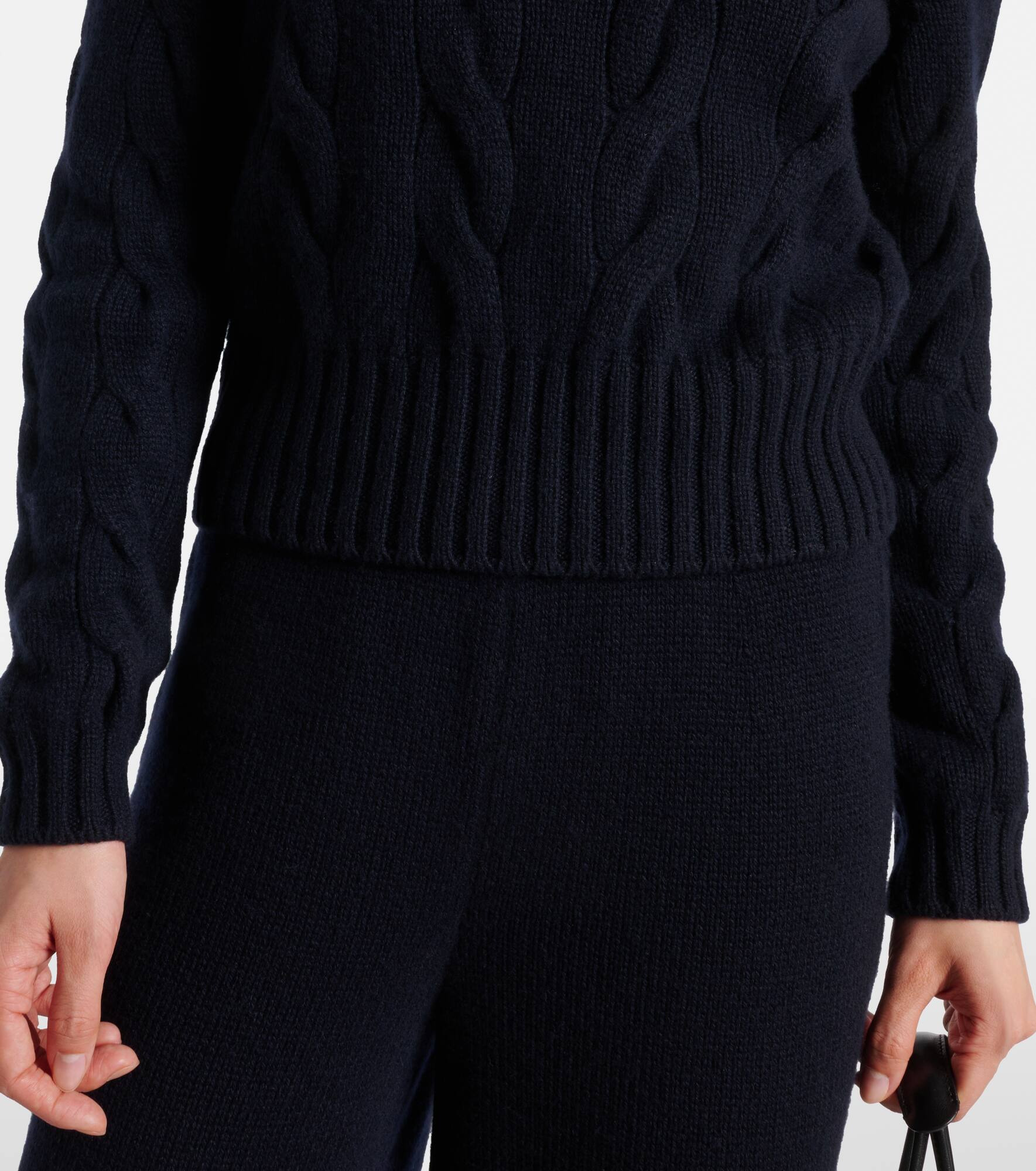 Napier cable-knit cashmere sweater - 5