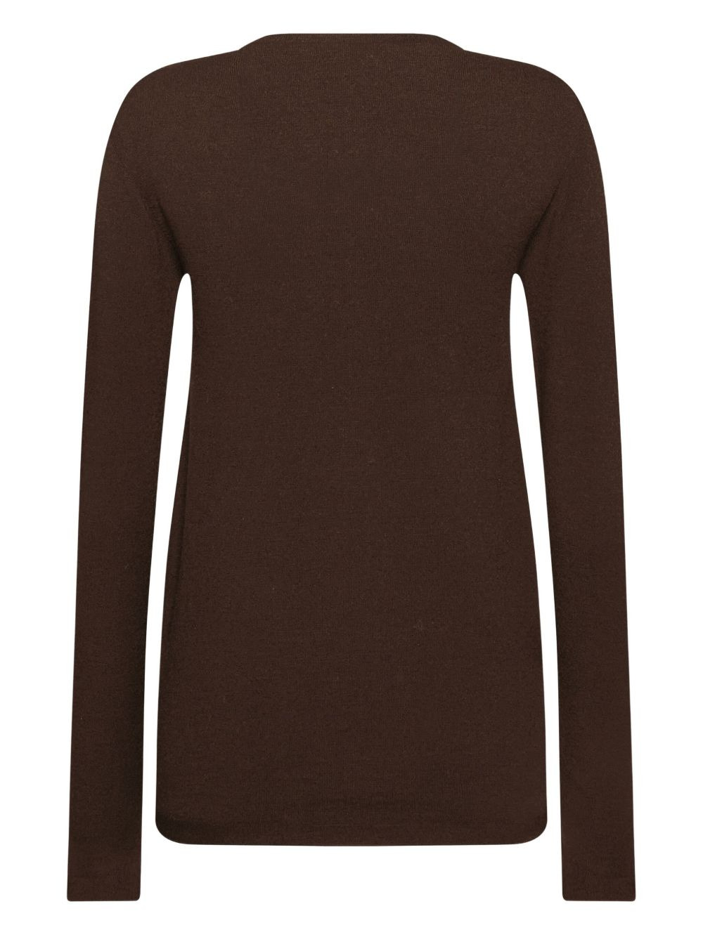 zip-front wool cardigan - 5