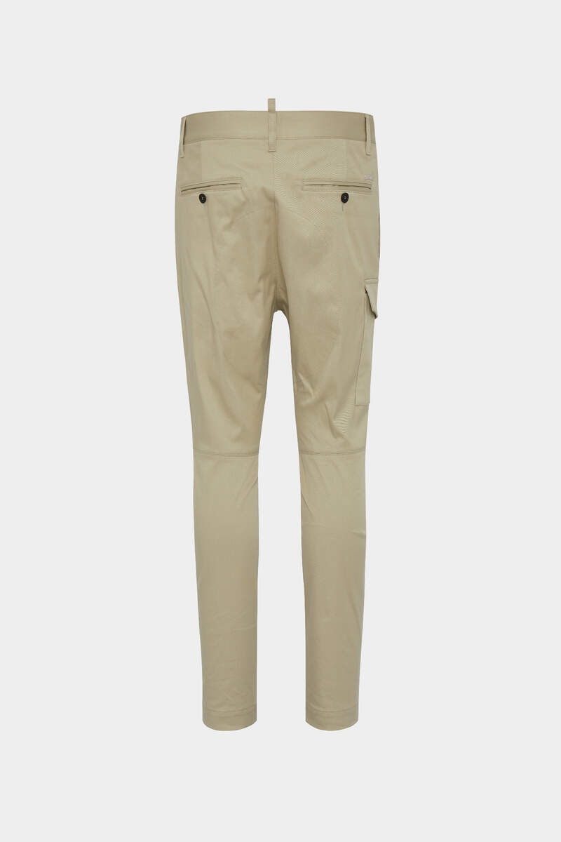 COTTON DRILL SEXY CARGO TROUSERS - 2