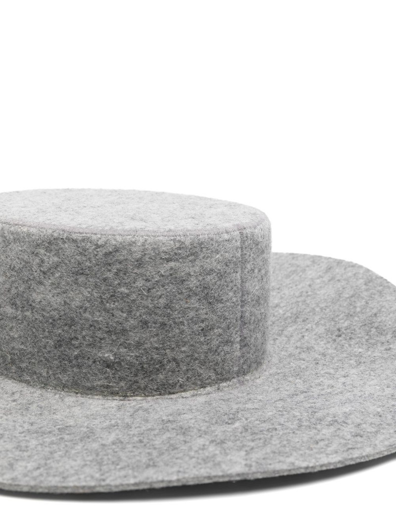RUSLAN BAGINSKIY logo-embellished fedora hat outlook