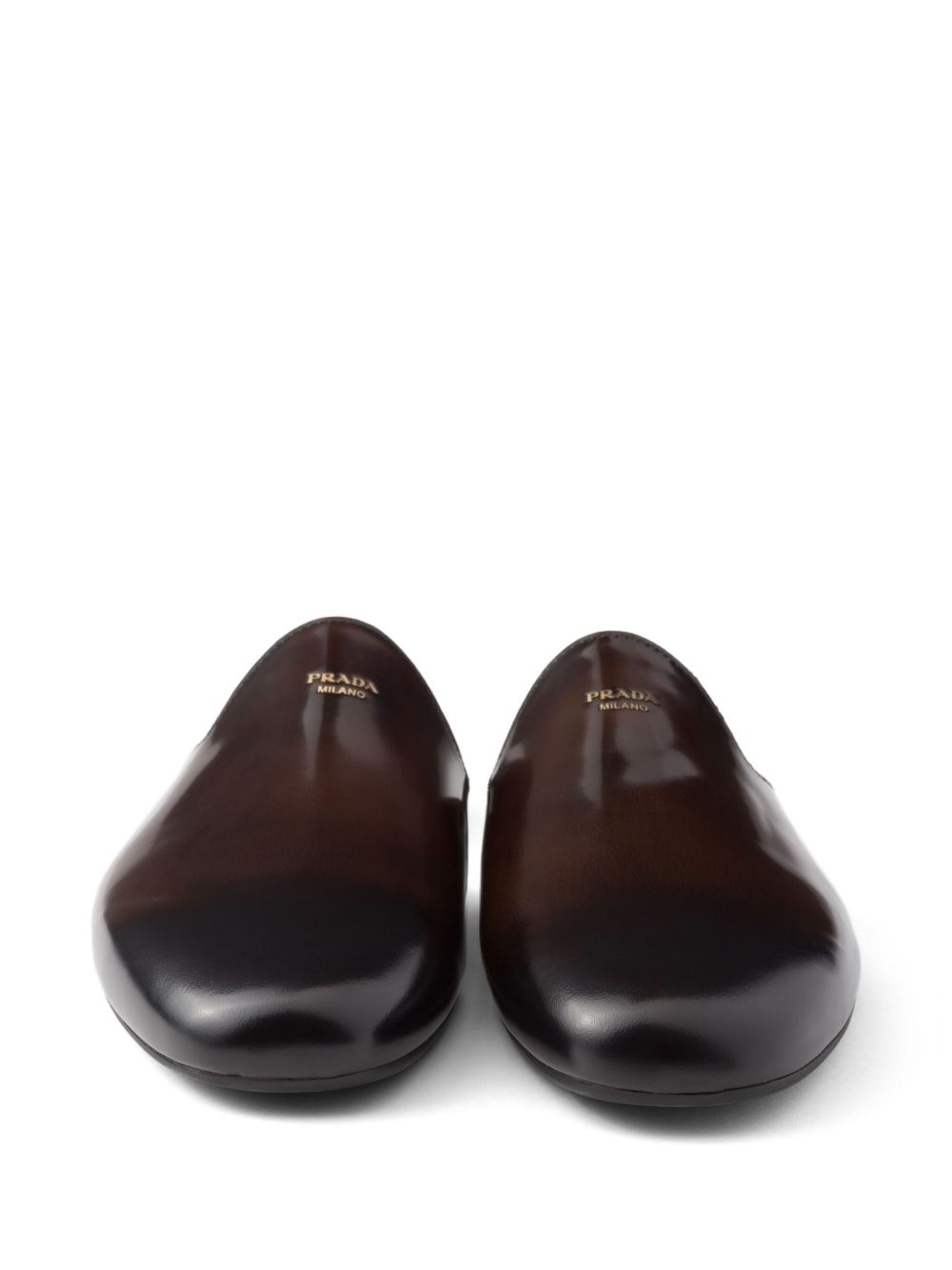 brushed-leather mules - 5