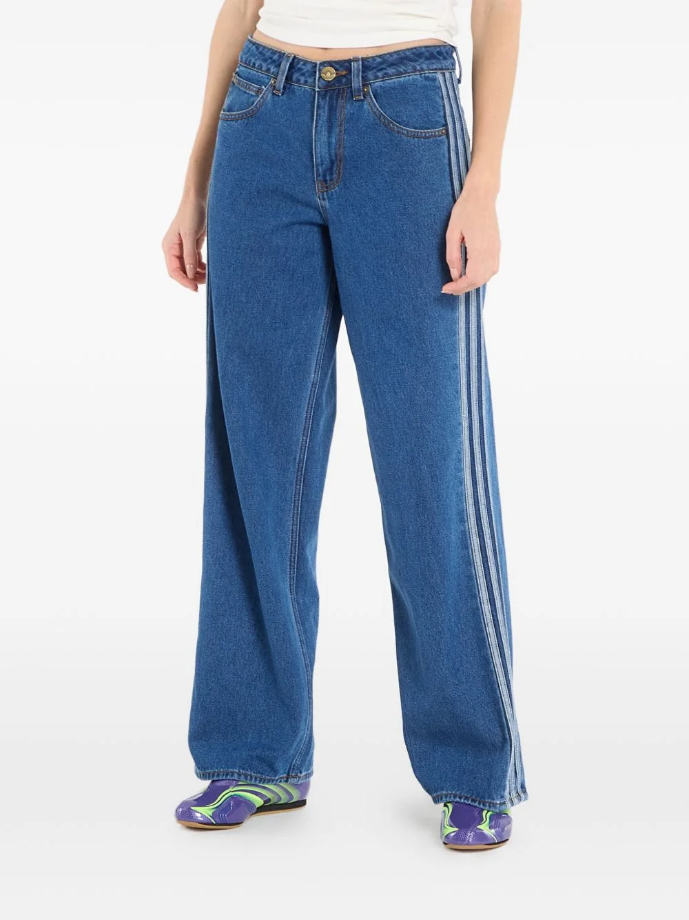 stripe jeans - 1